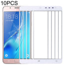 10 PCS Front Screen Outer Glass Lens for Samsung Galaxy J7 Max(White)