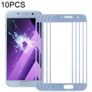10 PCS Front Screen Outer Glass Lens for Samsung Galaxy A3 (2017) / A320(Blue)