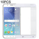 10 PCS Front Screen Outer Glass Lens for Samsung Galaxy J5 / J500(White)