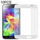10 PCS Front Screen Outer Glass Lens for Samsung Galaxy S5 mini (White)