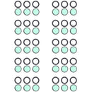 10 PCS Back Camera Lens for Samsung Galaxy S21 5G SM-G991