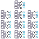 10 PCS Camera Lens Cover for Samsung Galaxy A52 SM-A525(Black)