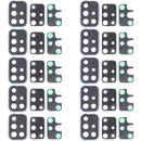 10 PCS Camera Lens Cover for Samsung Galaxy A71 5G SM-A716(Black)