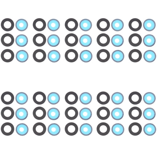 10 PCS Back Camera Lens for Samsung Galaxy A52 5G SM-A526