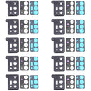 10 PCS Camera Lens Cover for Samsung Galaxy Note20 Ultra 5G SM-N986(Black)