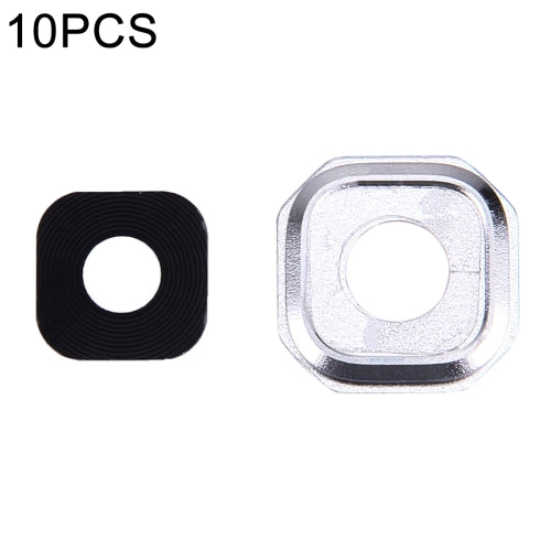 10 PCS Camera Lens Covers for Galaxy A3 (2016) / A310(Silver)
