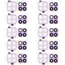 10 PCS Camera Lens Cover for Huawei Nova 6 SE (Purple)