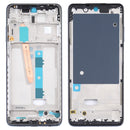 Front Housing LCD Frame Bezel Plate for Xiaomi Poco X3 / Poco X3 NFC M2007J20CG / M2007J20CT(Black)