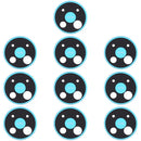 10 PCS Camera Lens Cover for Nokia C5 Endi (Blue)