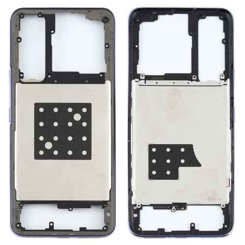 Middle Frame Bezel Plate for Vivo Y73s V2031A(Purple)