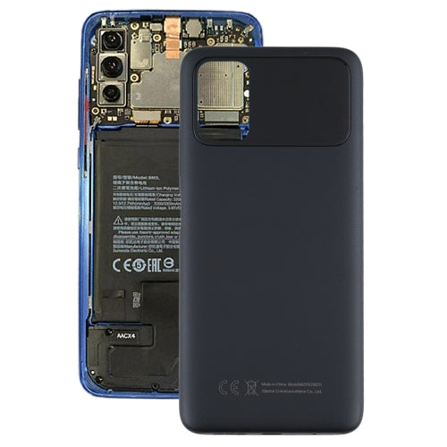 Original Battery Back Cover for Xiaomi Poco M3 M2010J19CG(Black)