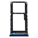 SIM Card Tray + SIM Card Tray / Micro SD Card Tray for Xiaomi Redmi Note 9 Pro 5G M2007J17C (Blue)