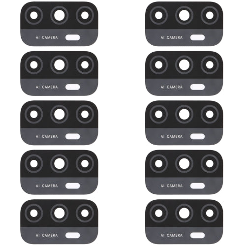 10 PCS Back Camera Lens for OPPO A32 / A53 (2020) CPH2127 PDVM00