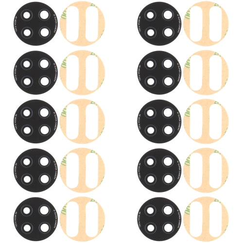 10 PCS Back Camera Lens for Xiaomi Redmi Note 9 5G M2007J22C