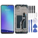 LCD Screen and Digitizer Full Assembly with Frame for ZTE Blade A5 2020 (Black)