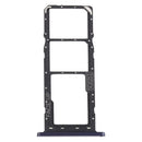 SIM Card Tray + SIM Card Tray + Micro SD Card Tray for Motorola Moto G8 Power Lite (Black)