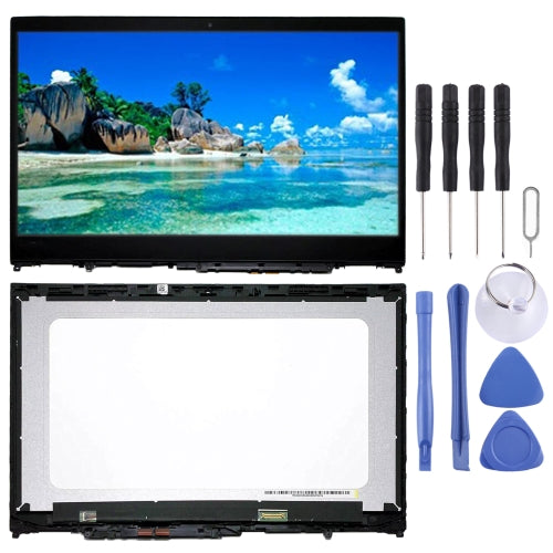 1920 x 1080 FHD LCD Screen and Digitizer Full Assembly with Frame for Lenovo IdeaPad Flex 5-15 / Yoga 520 (Black)