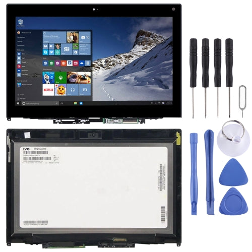 1366 x 768 HD LCD Screen and Digitizer Full Assembly with Frame for Lenovo Thinkpad 12.5 inch Yoga 260 (Black)