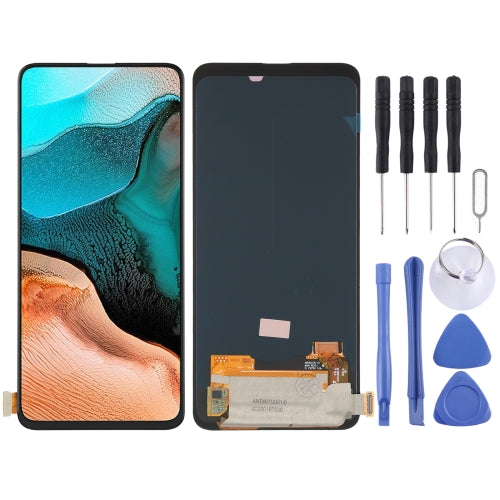 OLED Material LCD Screen and Digitizer Full Assembly for Xiaomi Redmi K30 Pro 5G / Poco F2 Pro