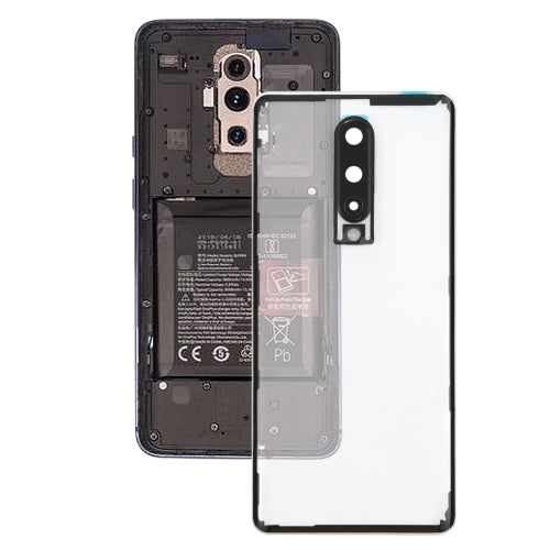Battery Back Cover With Camera Lens for OnePlus 8(Transparent)