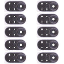 10 PCS Camera Lens Cover for Huawei Nova 8 Pro 5G (Purple)