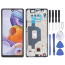 LCD Screen and Digitizer Full Assembly with Frame for LG Stylo 6 / K71 LMQ730TM LM-Q730TM LMQ730HA LM-Q730HA(Black)
