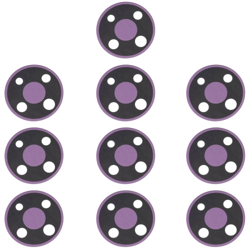 10 PCS Back Camera Lens for Nokia 3.4 TA-1288 TA-1285 TA-1283(Purple)