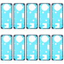 10 PCS Back Housing Cover Adhesive for Xiaomi Redmi Note 9 Pro 5G / Mi 10T Lite 5G