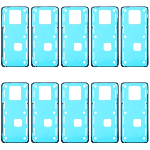 10 PCS Back Housing Cover Adhesive for Xiaomi Redmi 10X 5G / Redmi 10X Pro 5G