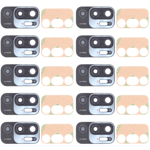 10 PCS Back Camera Lens for Xiaomi Redmi Note 10 5G M2103K19G M2103K19C