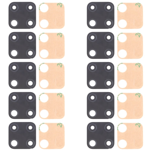 10 PCS Back Camera Lens for OPPO Realme C25 RMX3193, RMX3191