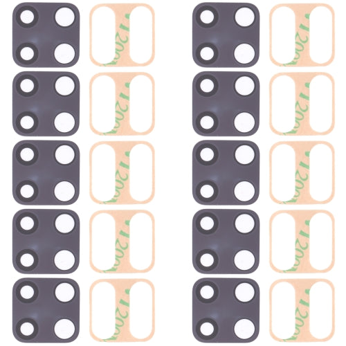 10 PCS Back Camera Lens for Xiaomi Redmi Note 9 Pro M2003J6B2G