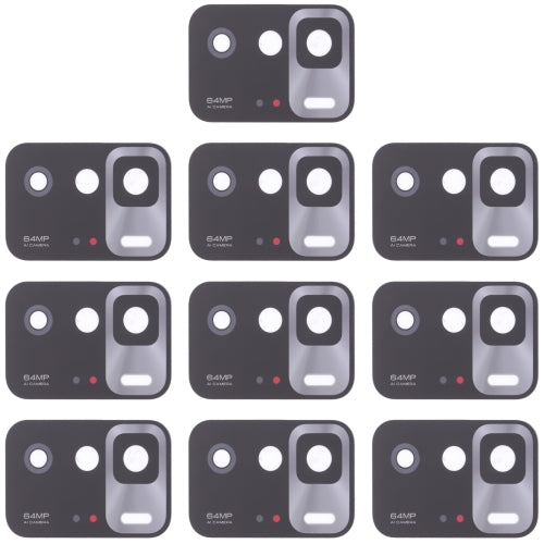 10 PCS Back Camera Lens for Xiaomi Redmi Note 10 Pro 5G