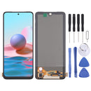 OLED Material LCD Screen and Digitizer Full Assembly for Xiaomi Redmi Note 10 4G / Redmi Note 10S M2101K7BG, M2101K7BI, M2101K7BNY, M2101K7BL, M2101K7AI, M2101K7AG