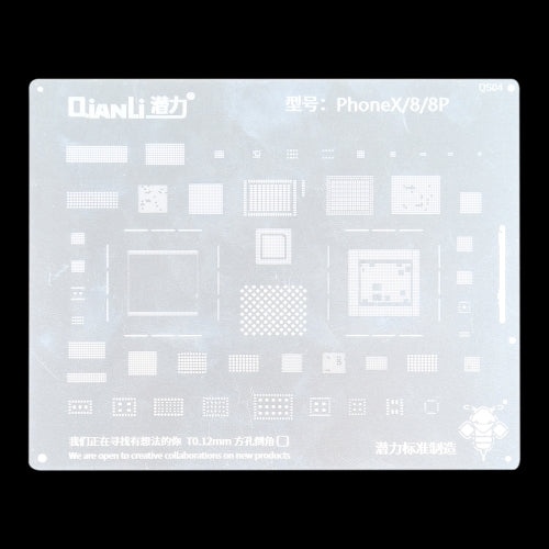 Qianli Bunmblebee Stencils BGA Reballing Planting Tin Plate For iPhone X/8/8 Plus