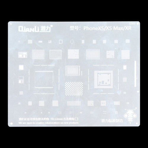 Qianli Bunmblebee Stencils BGA Reballing Planting Tin Plate For iPhone XS/XS Max/XR