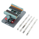 XHZC-125 360 Degrees Rotating Multifunction PCB Fixture Mainboard Repair Holder + 4 in 1 Metal Crowbar Set