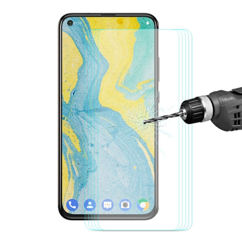 5 PCS ENKAY Hat-Prince 0.26mm 2.5D 9H Tempered Glass Protective Film for Nokia X71