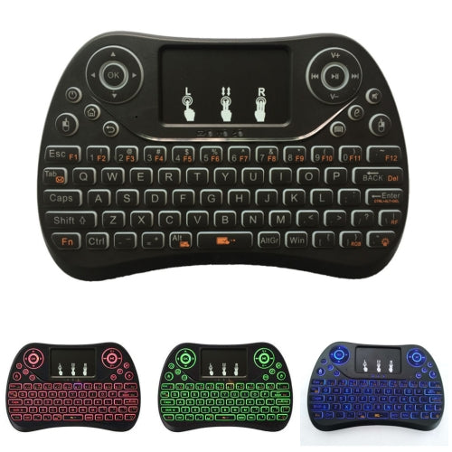 I8 Max 2.4GHz Mini Wireless Keyboard with Touchpad Rechargeable Fly Air Mouse Smart Game 3-color Backlit