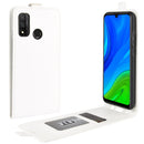 For Huawei P smart 2020 R64 Texture Single Vertical Flip Leather Protective Case with Card Slots & Photo Frame(White)
