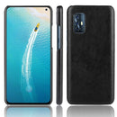 For Vivo V19 (Indonesia) Shockproof Litchi Texture PC + PU Case(Black)