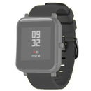 20mm For Huami Amazfit GTS / Samsung Galaxy Watch Active 2 / Gear Sport Silicone Strap(Black)