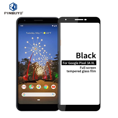PINWUYO 9H 2.5D Full Glue Tempered Glass Film for Google Pixel 3a XL