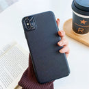 For iPhone XS Max All-Inclusive Pure Prime Skin Plastic Case with Lens Ring Protection Cover(Black)