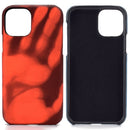 For Samsung Galaxy S20 Ultra Paste Skin + PC Thermal Sensor Discoloration Protective Back Cover Case(Black to Red)