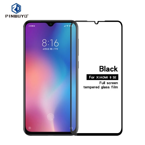 PINWUYO 9H 2.5D Full Screen Tempered Glass Film for Xiaomi Mi 9 SE