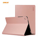 For Samsung Galaxy Tab S6 Lite P610 / P615 ENKAY ENK-8005 Horizontal Flip PU Leather + TPU Smart Case with Holder(Pink)