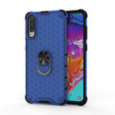 For Huawei Y9S Shockproof Honeycomb PC + TPU Ring Holder Protection Case(Blue)