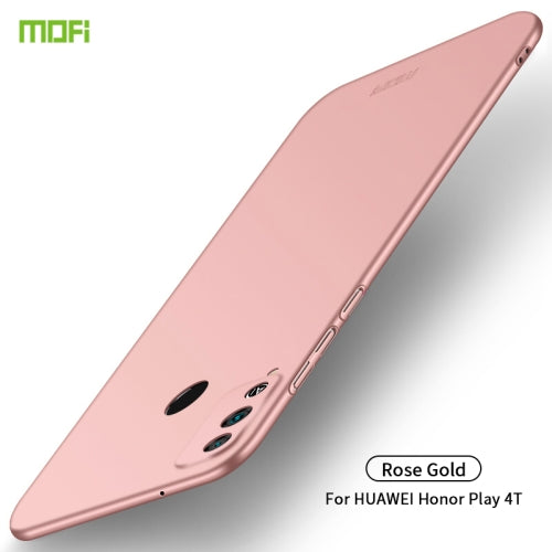 For Huawei Honor Play 4T MOFI Frosted PC Ultra-thin Hard Case(Rose gold)
