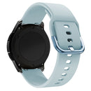 22mm For Huawei Watch GT2e/GT/GT2 46MM Color Buckle Silicone Watchband(Light Blue)